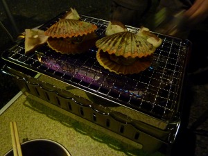 長太郎貝のBBQ