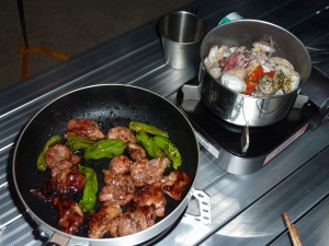 酢鶏と海鮮鍋