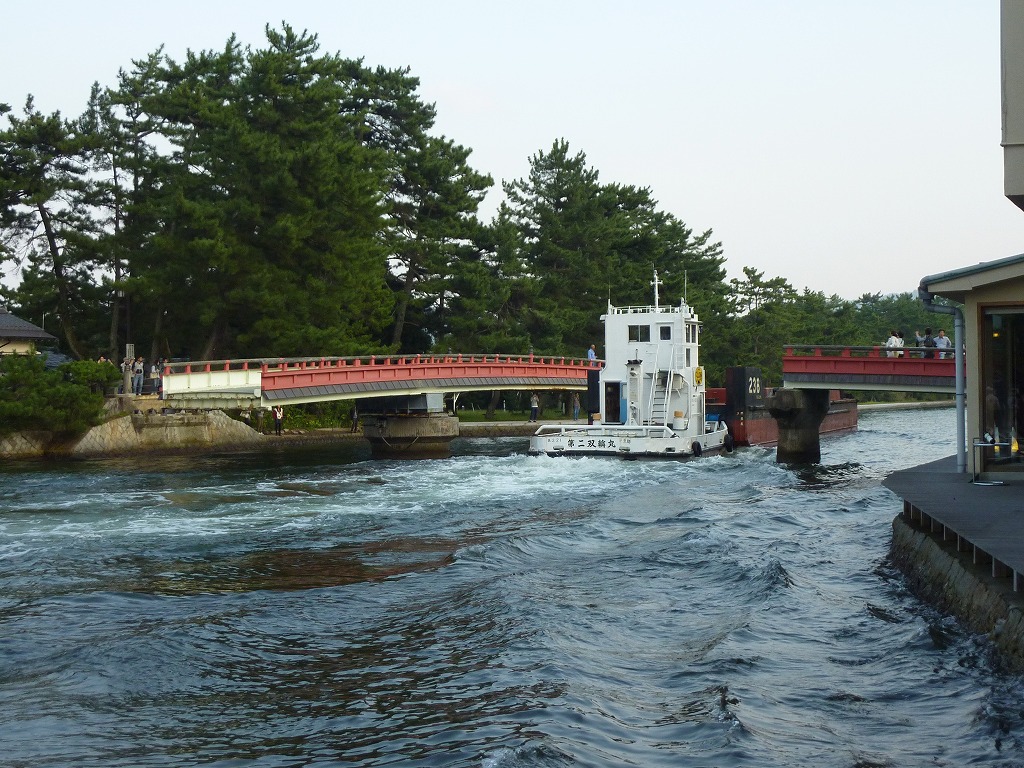 天橋立 回転橋