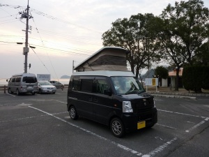 車中泊体制のKONG