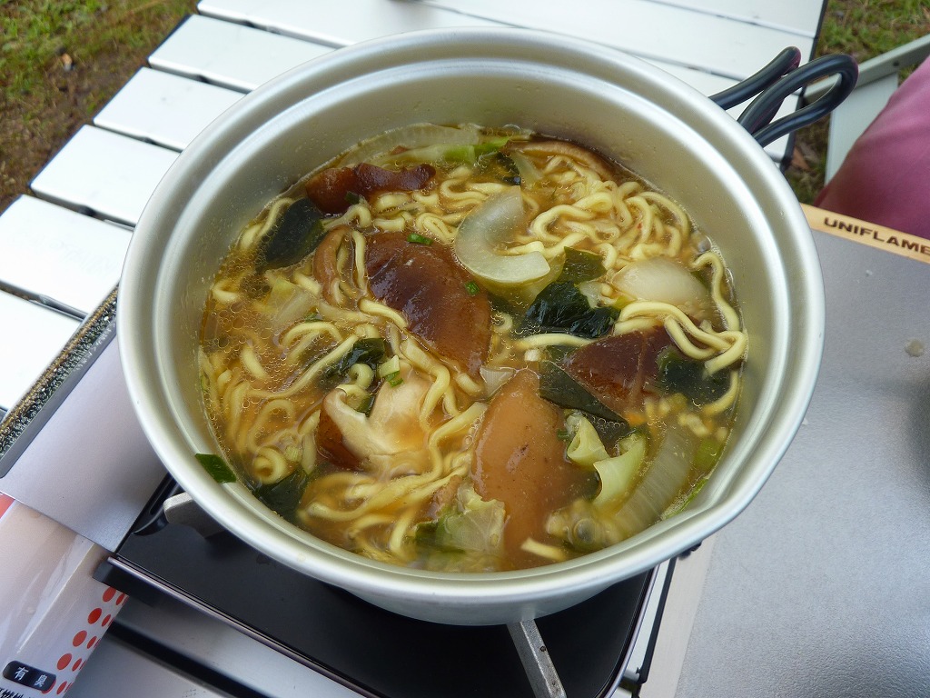 コッヘルでまるちゃん正麺