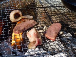 朝の炭火焼肉_20130428
