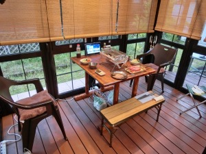 BBQ会場のガーデンルーム_20150815