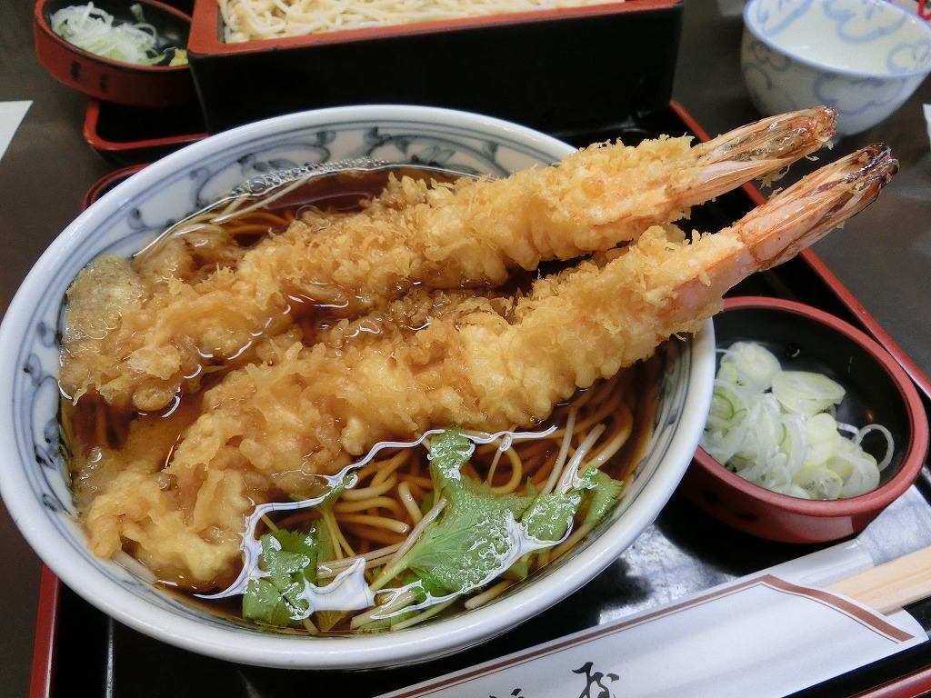 尾張屋の天ぷらそば_1400円_20151212
