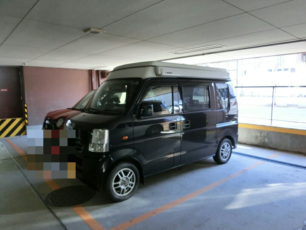 駐車場の軽キャンKONG20161225